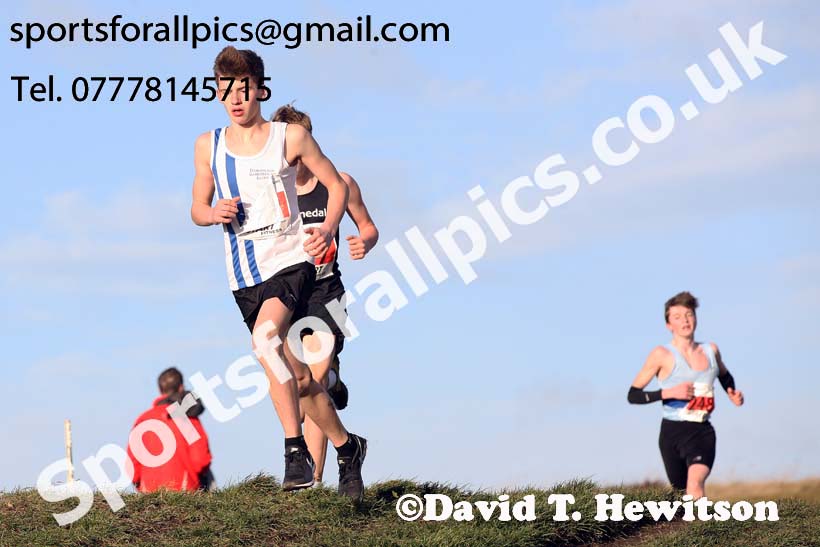Boys under-15s North Eastern Cross Country, 2018 Northern Cross Country Champs., Wrekenton, Gateshead. Photo:  David T. Hewitson/Sports for All Pics